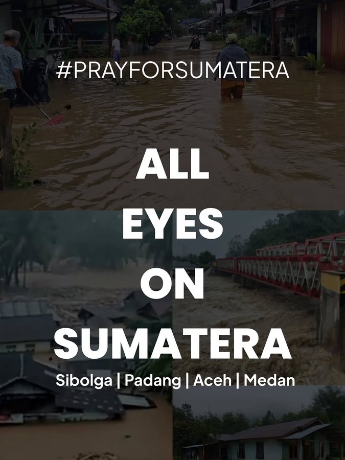 MOQEELFORTRESS's tweet image. Teman-teman, yuk bantu like, repost dan ramaikan ht terkait bencana di Sumatera.
Dukungan kecil ini sangat berarti di tengah kondisi yang berat saat ini.

Mari terus suarakan keadaan saudara kita di Sumatera agar segera mendapatkan perhatian dan penanganan yang lebih serius dari…