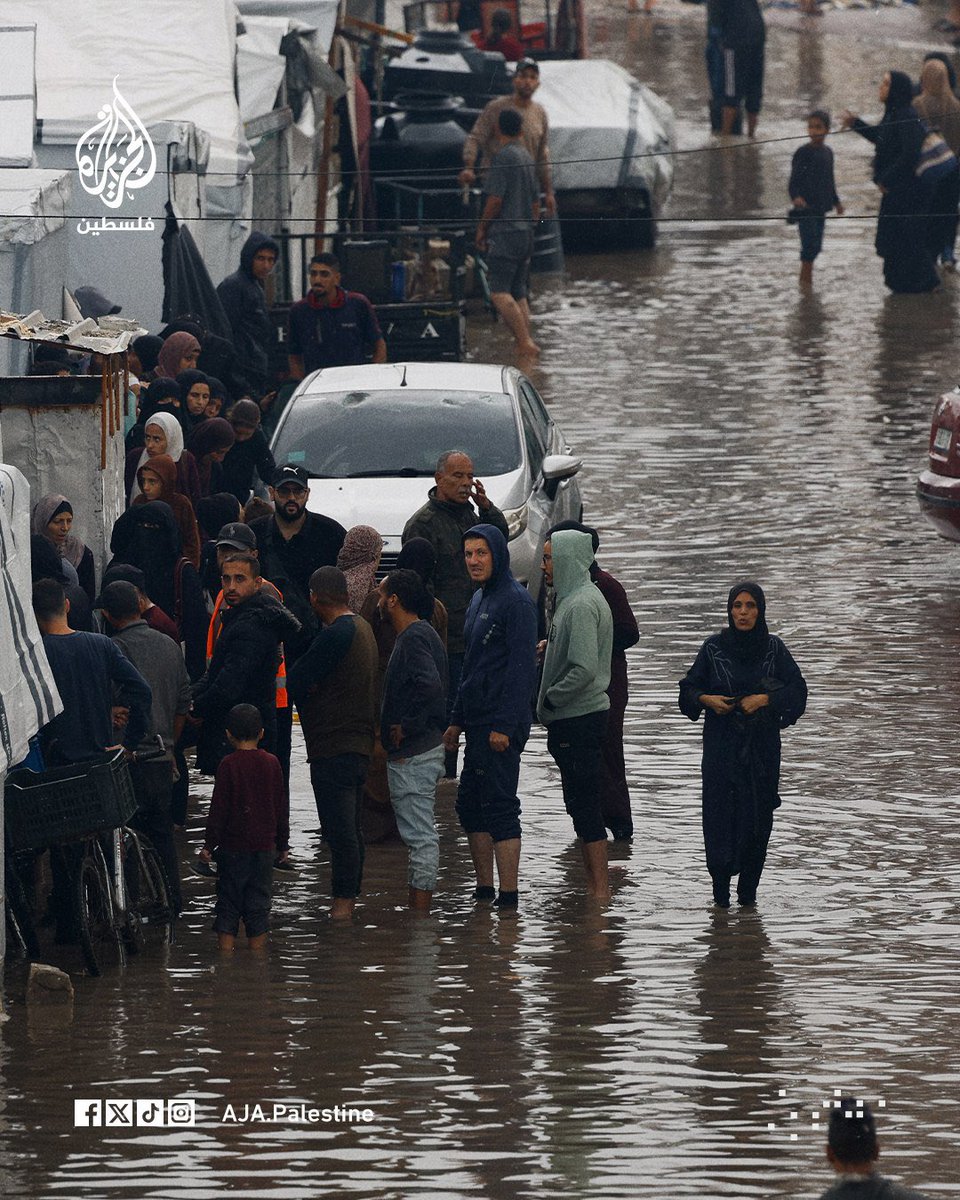 Timesofgaza's tweet image. The Government Media Office in Gaza: We warn of deaths in the coming days due to severe cold.
‘The Strip is heading toward a real catastrophe.’”