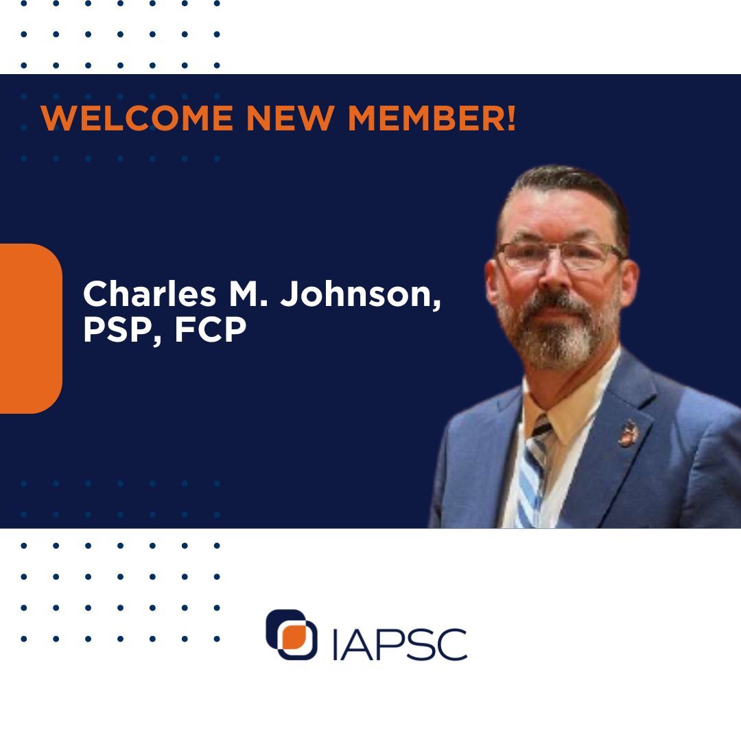 IAPSCIAPSC's tweet image. Welcome, Charles M. Johnson, to IAPSC!

Charles is a seasoned physical security professional with over 28 years of experience spanning consulting, manufacturing, and systems integration.

Interested in becoming a member? Visit iapsc.org/membership-app… for more information.

#IAPSC
