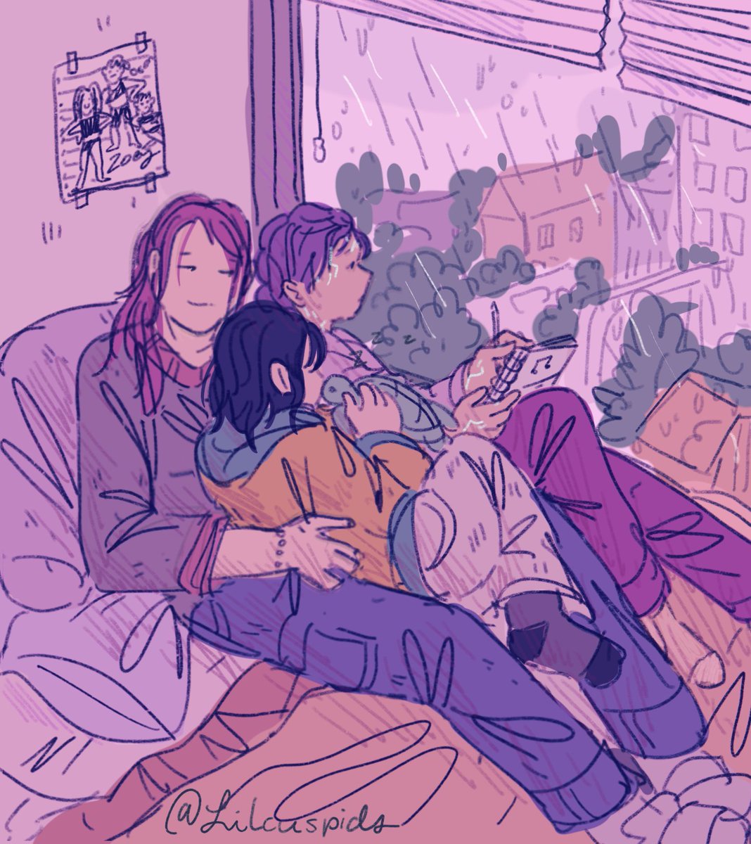 lilcuspids's tweet image. raintrixx #polytrix #KPOPDEMONHUNTERS #fanart