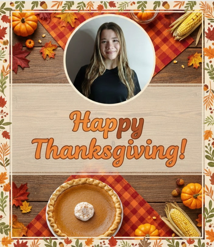 I have so much to be thankful for this year, family, friends, and teammates. I also am so grateful for all the new connections made through my recruiting process. Looking forward  to the coming months, visiting new places and making new friends. Happy Thanksgiving from Cheeto🦃