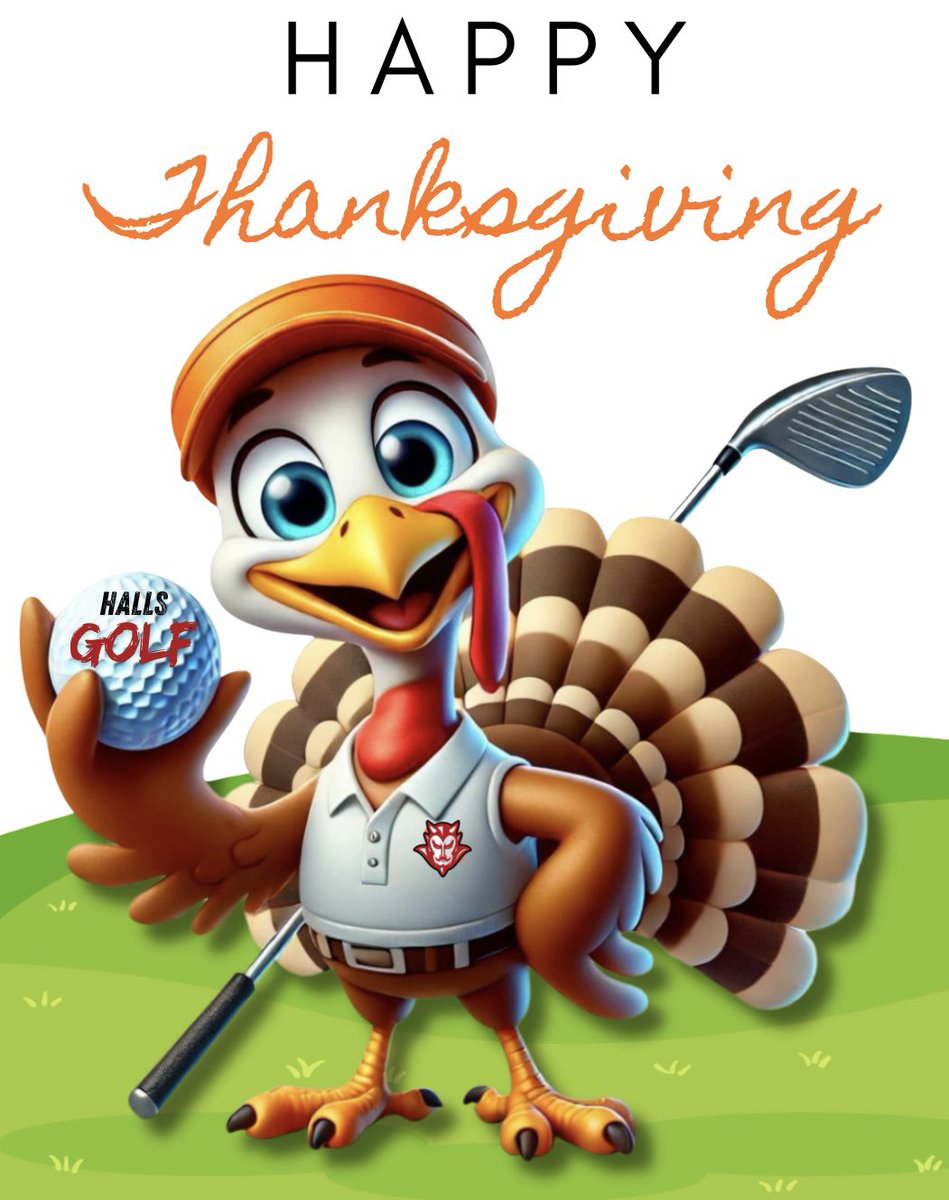 Happy Thanksgiving to all our family &amp; friends 🦃 we are thankful for all your support throughout the year! <a href="/HallsMS_Golf/">Halls Middle Golf</a> <a href="/HallsMiddle/">Halls Middle School</a>