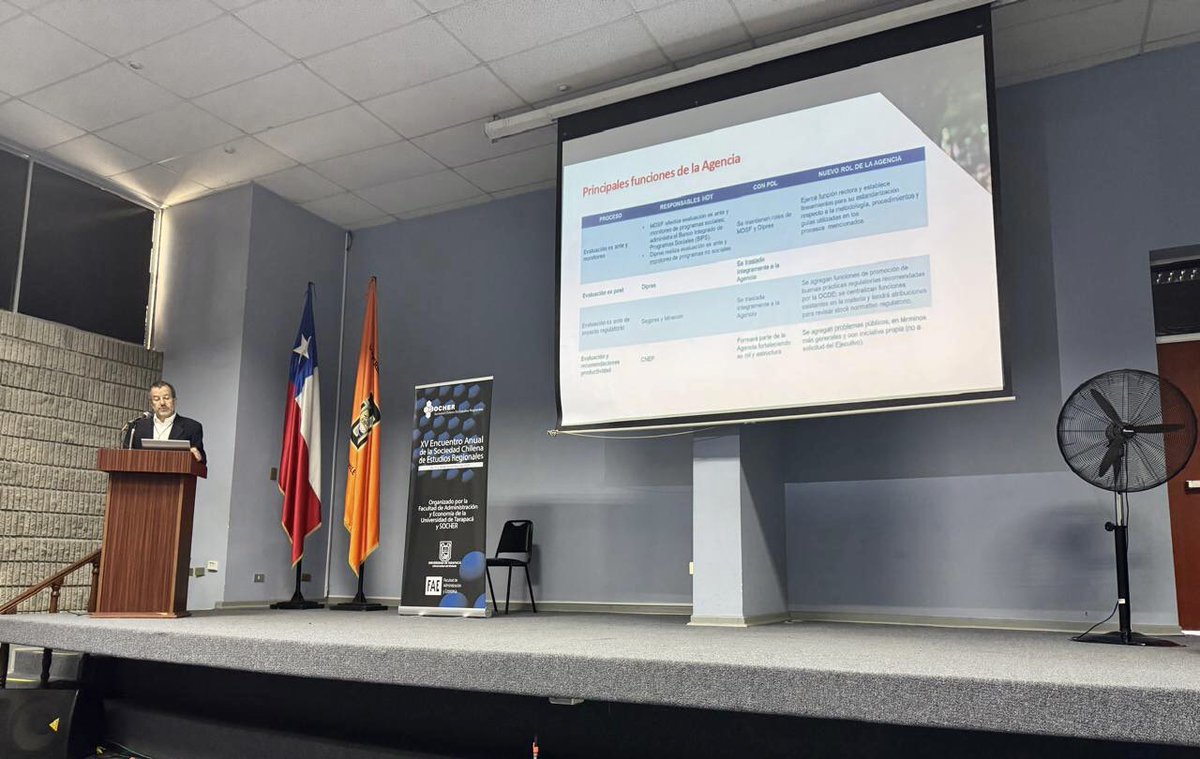 Socher_Chile's tweet image. 🌱 Ahora en #ENCUENTROSOCHER2025 el Profesor Pablo García Silva con su presentación “Cambio climático, productividad y migración: Desafíos globales y locales”.