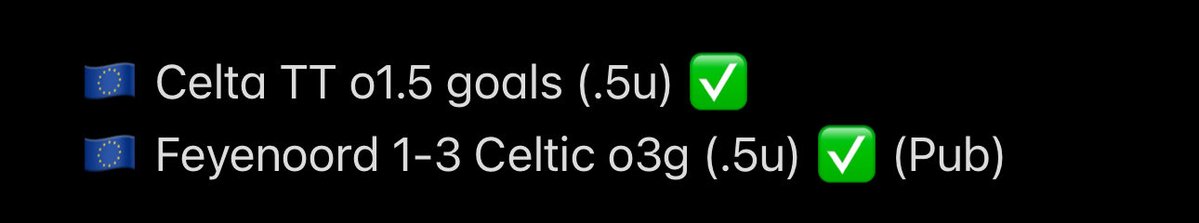 thy_pitchwizard's tweet image. SOLID TURKEY DAY IN PREMIUM 🍗

2-0 OVERALL ( +1.0u )
1-0 PUBLIC ( +0.5u )

Thankful for footy and all of yous. 🥂

🧙‍♂️⚽️

#TrustThyWizard