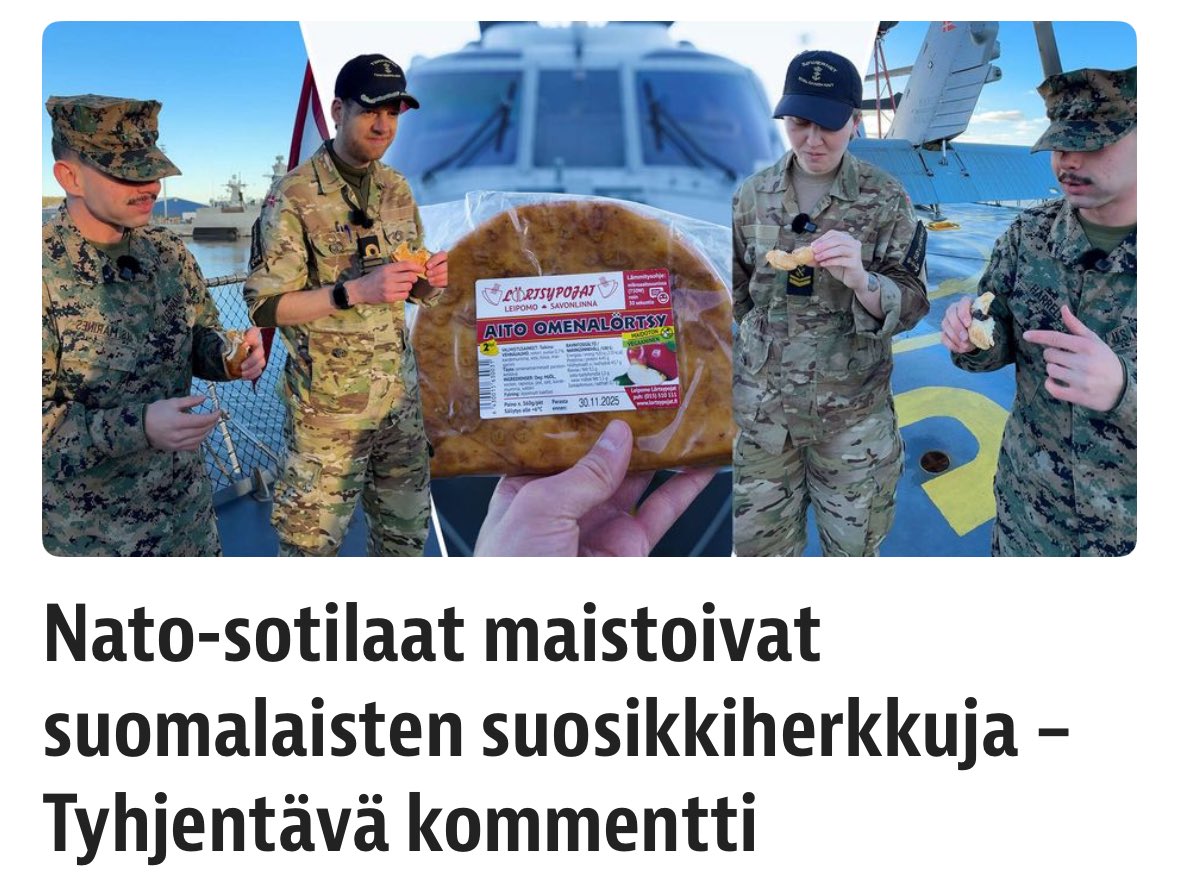 Tämä on erikoinen juttukonsepti: pohditaan, mitä mieltä ulkomaalaiset ovat suomalaisista ruuista. Onko tämä jatkumoa ”mitäköhän ne ajattelee meistä” -ihmettelylle 🤔 Jos tuotteelle ei kaavailla vientiä, niin mitä väliä, mitä muut ovat mieltä 🤷🏼‍♀️