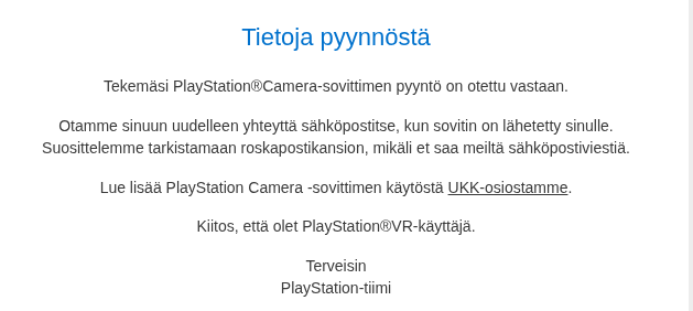 JoKivFin's tweet photo. Tästäki yli vuosi aikaa. Ei tullu sähköpostia, eikä mitään muutakaan ilmoitusta. Tais olla vain markkinoitikikka, yms ku ei annettu keinoa jatkaa aiheesta. Saikohan näitä kukaan aikanaan. cc: @PlayStationFI https://t.co/c49YtM4D5E