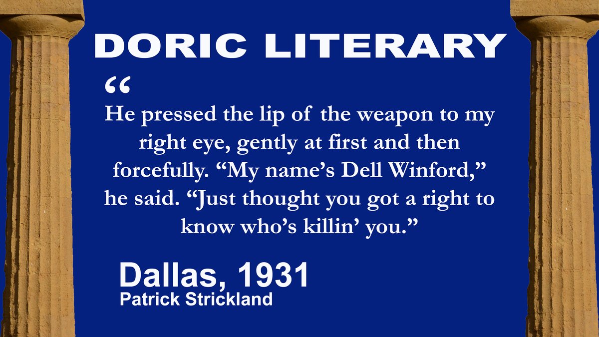 DoricLiterary's tweet photo. The excitement is palpable at Doric Literary! On December 1, we'll announce our 2026 #Pushcart nominations & present stunning new fiction to leave you breathless.
"Dallas, 1931" by Patrick Strickland
https://t.co/j1Rbd7GCkX
https://t.co/4sfIlT9GpZ https://t.co/rOdQlPHxMy