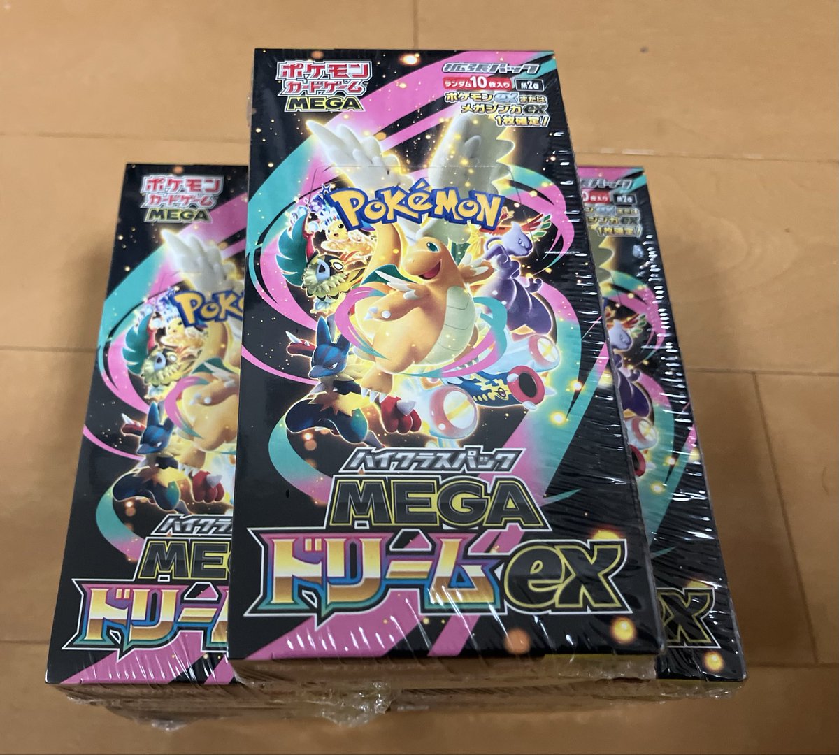 ポケモンカード メガドリームex 5BOX新品、未開封、シュリンク付き