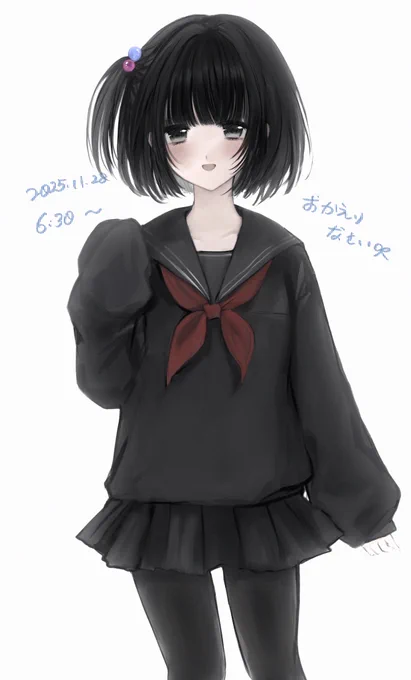 #雨森と美術 待ってる間に落書き