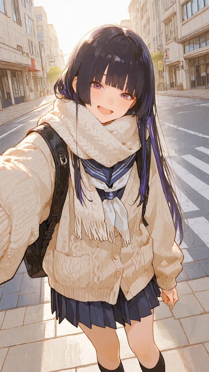 おはよ！」 #AIart #AIイラスト︎