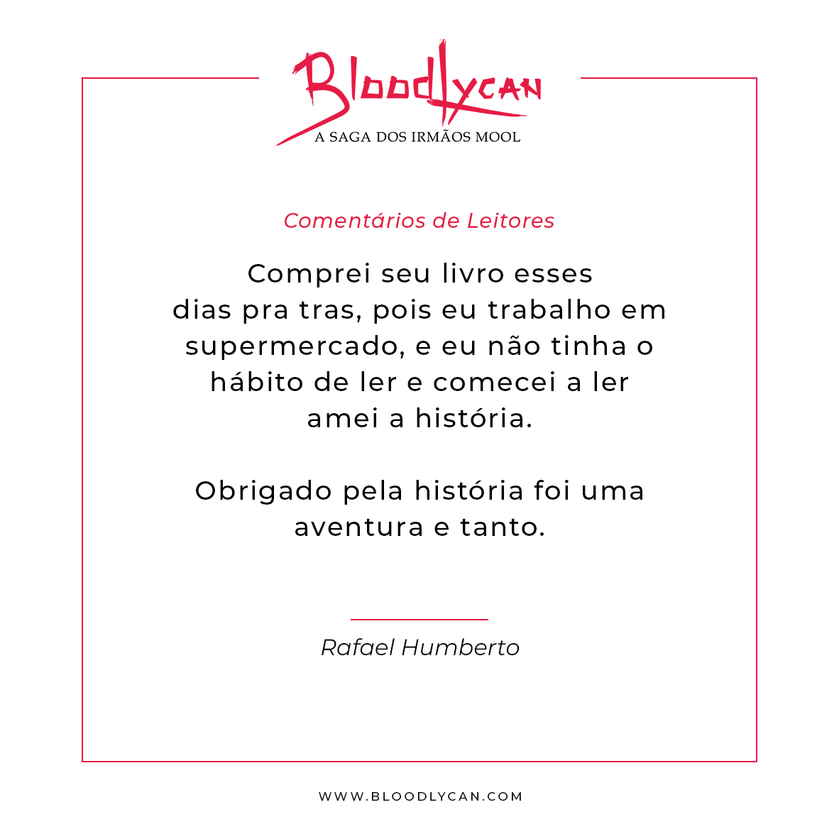 book_BloodLycan's tweet photo. Olá matilha! 🐺🐺
Foto e relato do Rafael Humberto 🐺, um dos membros da matilha BloodLycan. 🐺🙏🐺♥️♥

Gratidão! <3

Já conhece a Saga BloodLycan? <3
Para ler online ou adquirir os livros físicos, acesse:
https://t.co/2yTIorvy32

#bloodlycan
#escritores #lobisomem https://t.co/E5QngGCNVO