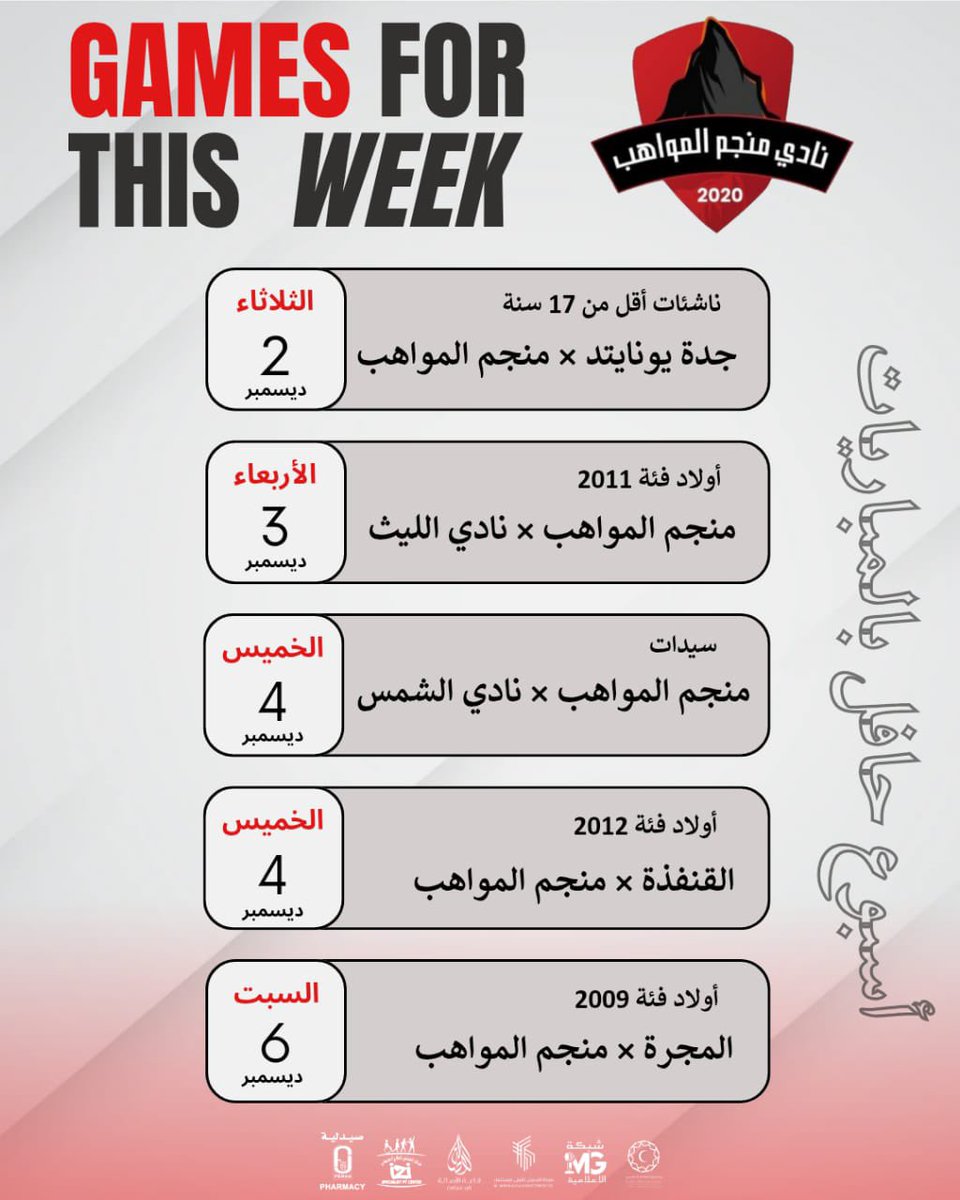 تجارب اداء لنادي منجم المواهب للسيدات فئة تحت 13 سنة