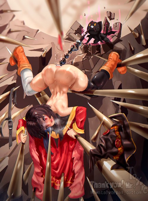 これはskebでご依頼頂きました、括約筋の活躍で九死に一生を得るめぐみんです!

ご依頼ありがとうございました!
こんな依頼がお有りの方がいらっしゃいましたらpixivリクエストもしくは
https://t.co/PE7c5cqj5yまで、ご依頼お待ちしております 