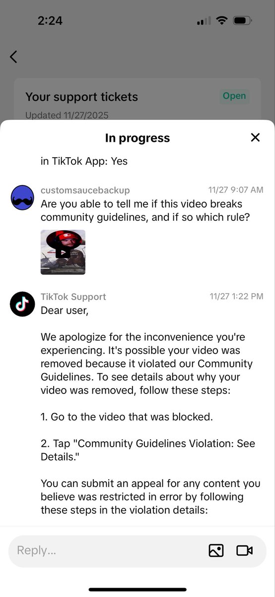 SauceCustom's tweet image. Does TikTok even care about its users? @tiktok_us @TikTokSupport Day 7 trying to get my account back