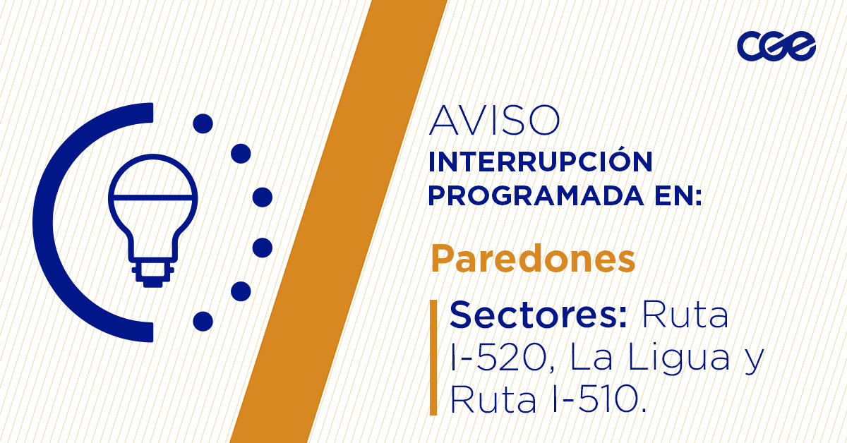 CGE_Clientes's tweet image. Para mejorar la calidad del suministro de nuestros clientes de #Paredones, este viernes, entre 13:00 y 18:00 horas, se realizará una #InterrupciónProgramada (sectores en la imagen 👇) debido a trabajos de mejoras. Recuerda desconectar tus artefactos 🔌