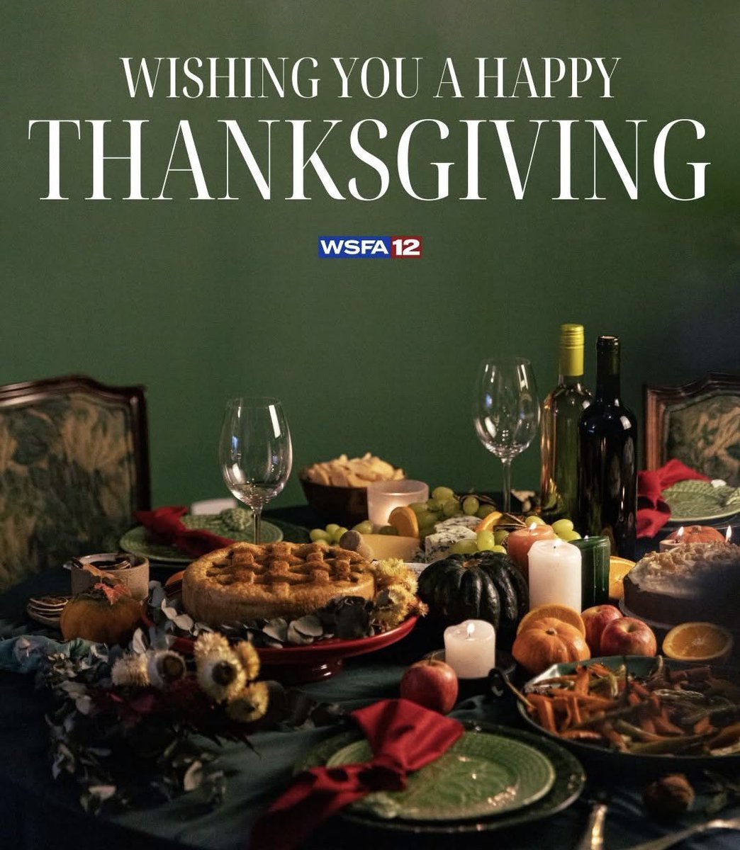 markb_wsfa's tweet image. Happy Thanksgiving everybody! 🦃 @wsfa12news