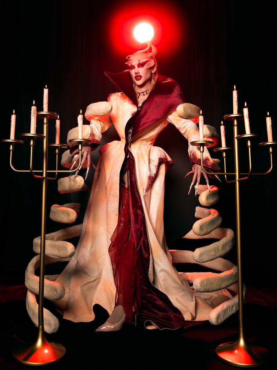 DragBasee's tweet image. Kyran Thrax stuns in her Winner Step-Down look for Drag Race UK season 7.

#DragRaceUK