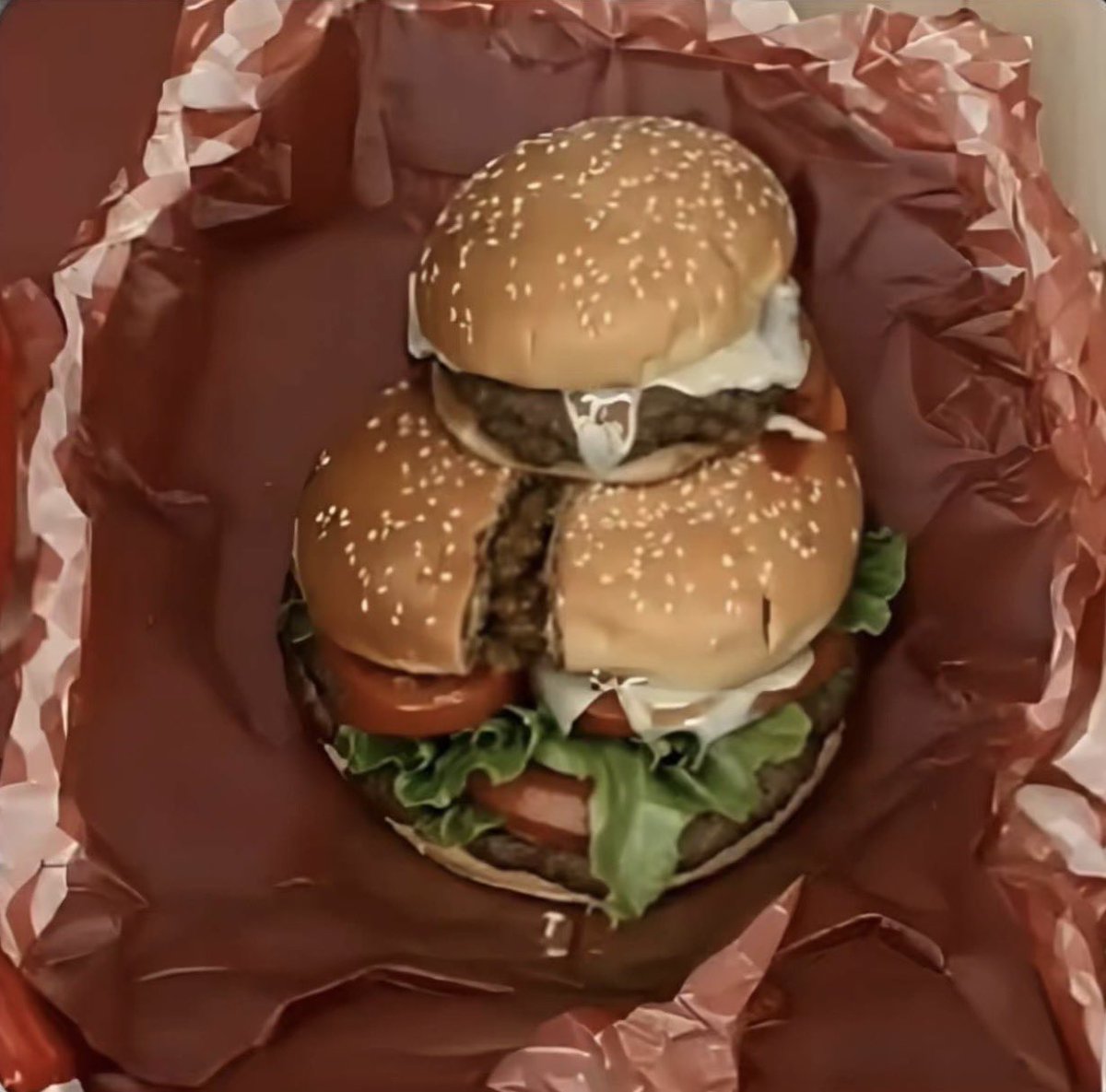 اذا شفتها برجر فأنت راعي أكل 😁