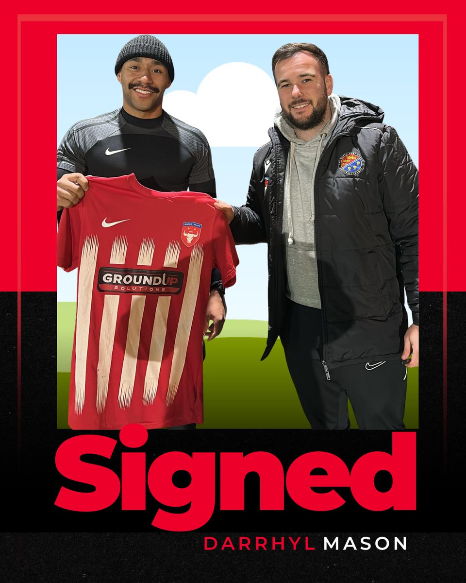 A warm welcome back to the Ground Up Solutions Stadium for Darrhyl Mason, who returns following his recent departure from <a href="/WythenshaweFC/">Wythenshawe Football Club</a>. It’s been 10 years since he last wore our colours, and in that time he’s enjoyed a fantastic non-league career. Our thanks to <a href="/WythenshaweFC/">Wythenshawe Football Club</a>