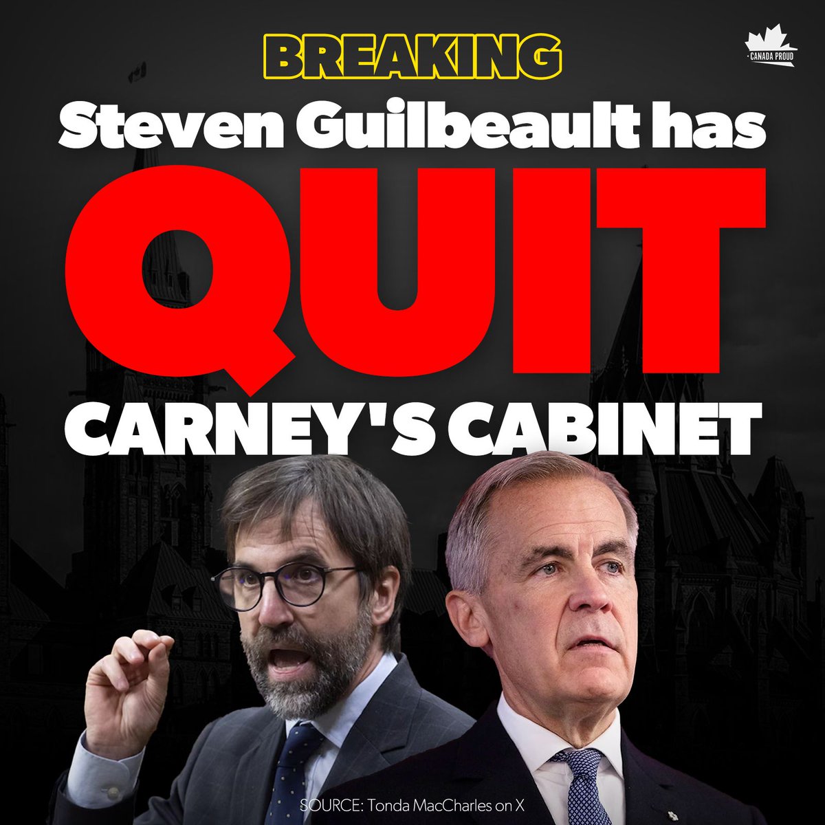 WeAreCanProud's tweet image. Great news for all Canadians. Steven Guilbeault was a complete DISASTER!