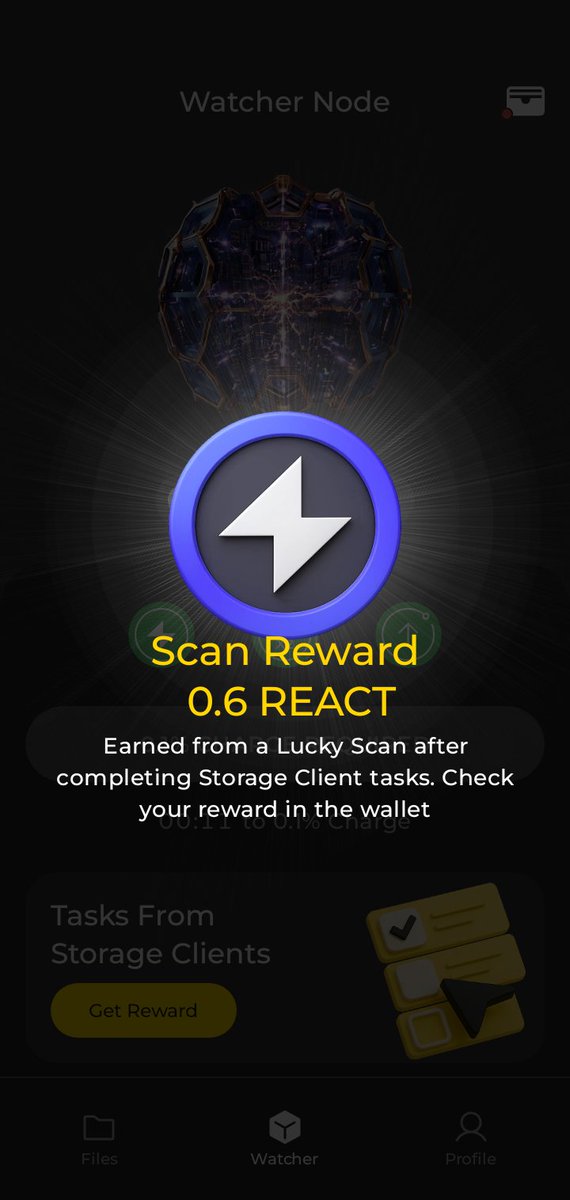 🚀 Big win on DeNet! My Watcher Node has just detected a file ready for extra copies in the DeNet Storage network, earning me some token rewards!

📱💰 Join with my link and start earning: links.denet.app/mobile?referre…

Enter my code: 0x109ebfff95face2eeb8d967867f91e1ce446d148