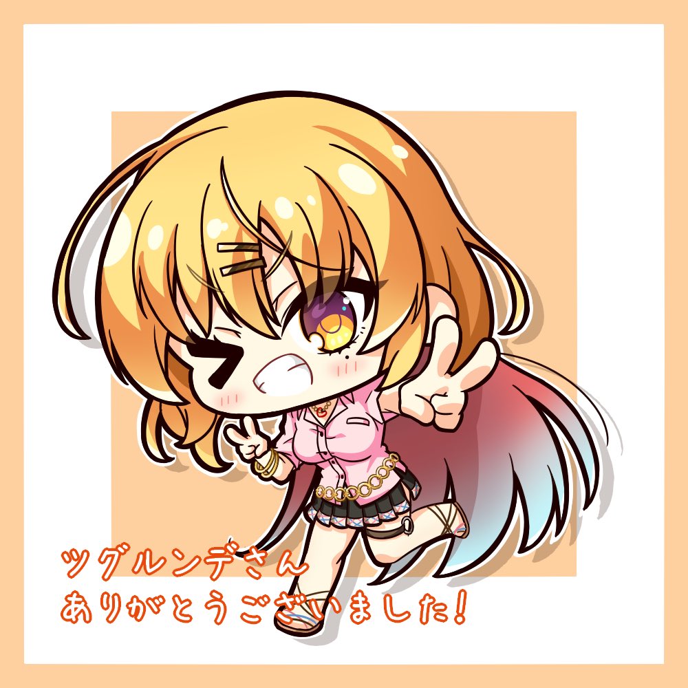 #新しいプロフィール画像
Skebで青肉やりすさん(<a href="/AONIKU_YARIS/">青肉やりす🍖</a>)に奈々瀬さんのイラストを描いていただきました！
髪のメッシュがアニメ版準拠で服の装飾が原作準拠になってるのが良いですね…！
素晴らしいイラストありがとうございます！！