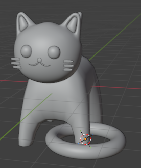 Sc2pWEp's tweet photo. 古戦場おつかれー
Blenderで猫作りながら、走ってました！ https://t.co/Duh6zIur36