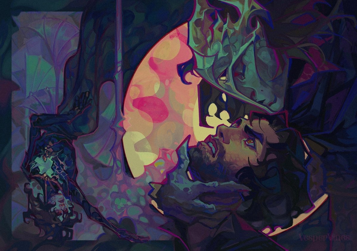 vespervines's tweet image. Time for a healthy dose of #jayvik angst 🫡
This is one of my favorite drawings I did this year, I feel like something got unlocked in my brain. 

You have a little over a week to grab this as a print (link below)!