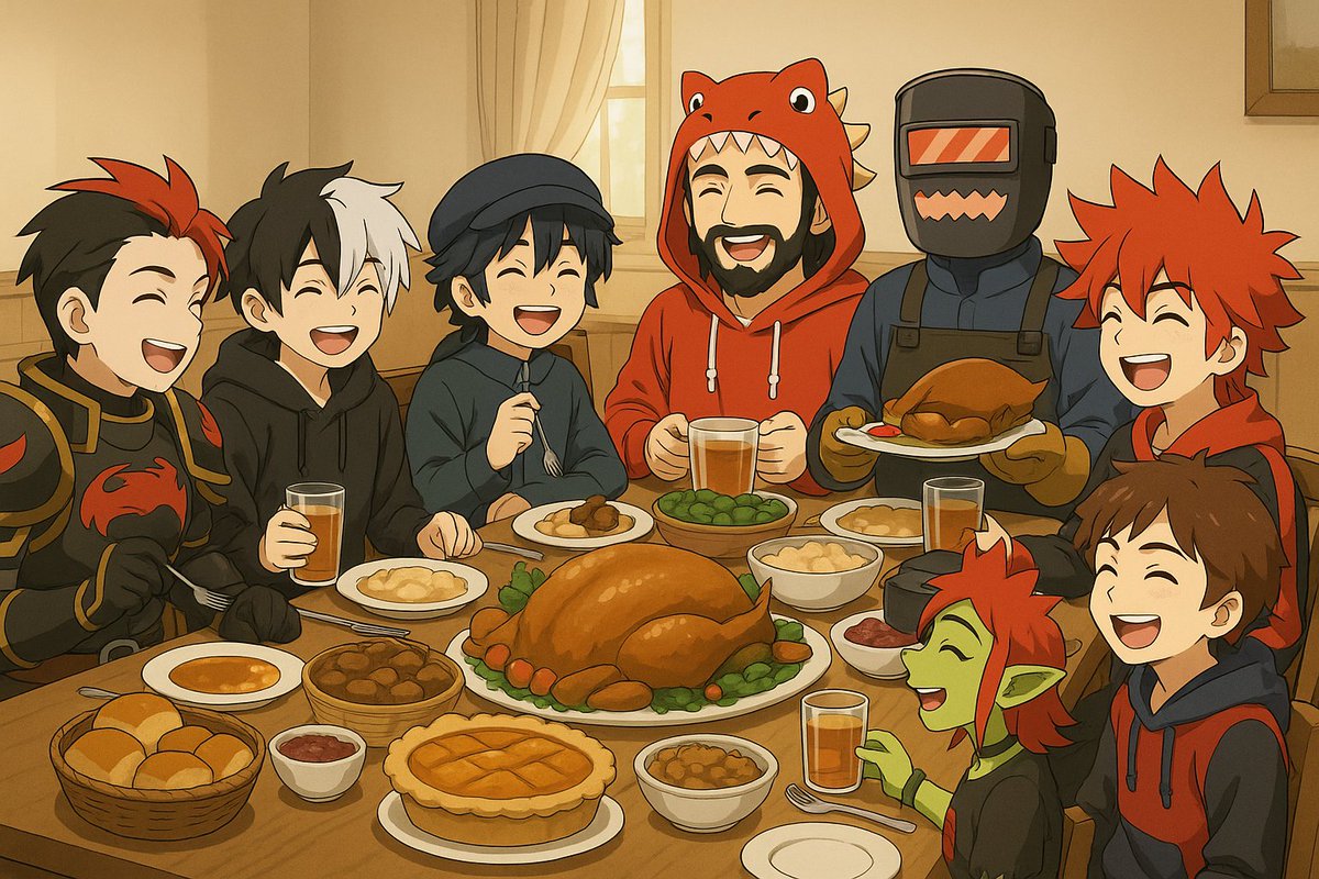 Happy Thanksgiving to everyone who sees this, may your day be full of laughs, love, good food, maybe some chaos, a LOT of food coma-ing, and fellowship with family and/or friends! God bless you all! <a href="/fireraider_YT/">fireraider | Vtuber</a> <a href="/CRYPTD_KAIRU/">KAIRU</a> <a href="/Mattchewtheblue/">Mattchew the Blue 💧</a> <a href="/weldibex/">Mr. Weldibex</a> <a href="/novis_VT/">Novis_VT</a> <a href="/OlandVT/">Nash Oland VT</a>