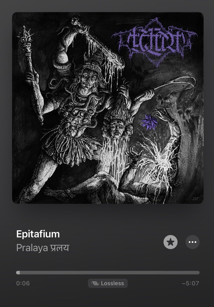 drrckbr's tweet photo. प्रलय (Pralaya)

#NowPlaying #blackdeathmetal #BestOf2025 #wantedlist https://t.co/sq7a72xA59