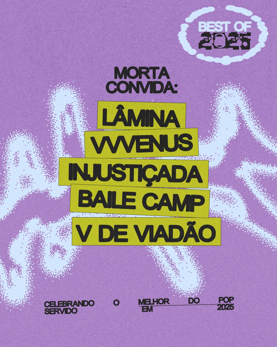 2025 foi um ano que reacendeu a chama do pop. Um ano de reinvenções, retornos triunfais, apostas ousadas e memórias ainda vivas de shows inesquecíveis. ⋆˚࿔♫⋆˚࿔📀♡⋆.˚ 

No dia 19 de dezembro, a MORTA vai reunir tudo isso: os hinos, os marcos, os gritos coletivos, as