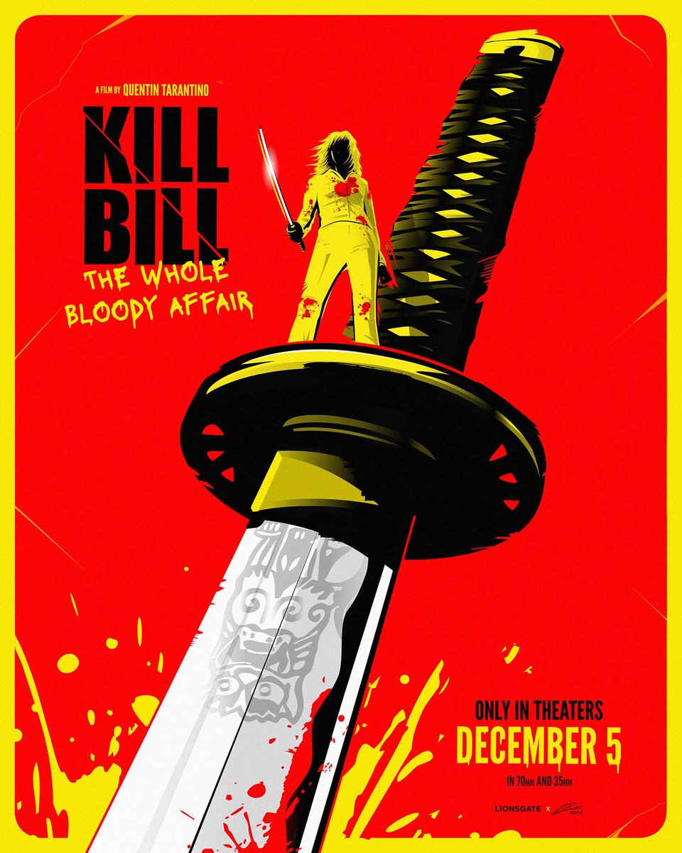 New poster for ‘KILL BILL: THE WHOLE BLOODY AFFAIR’

In theaters nationwide on December 5.

(🎨: <a href="/RicoJrCrea/">Rico Jr - Illustrator/Designer</a>)