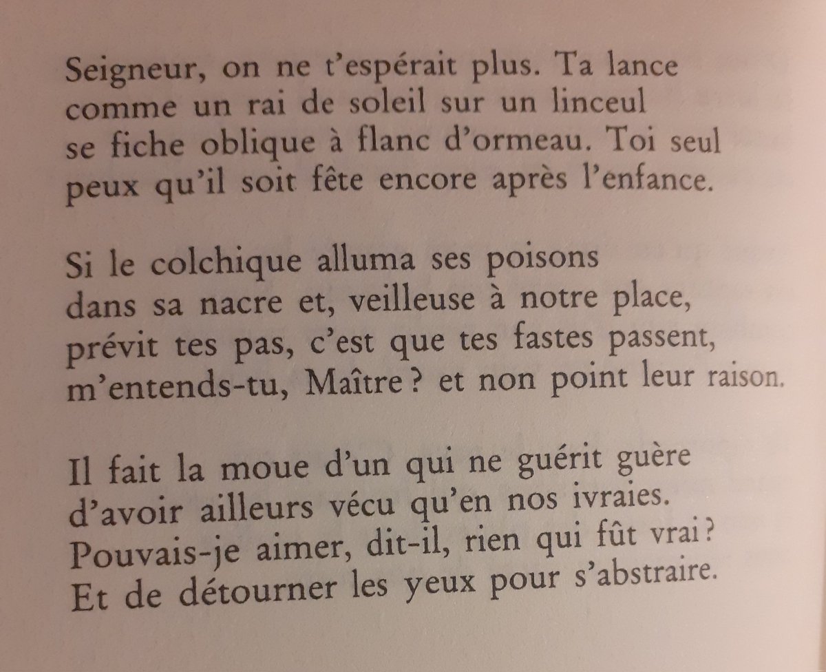 DesiretData's tweet image. Jean Grosjean, &quot;Seigneur, on ne T&apos;espérait plus...&quot;, dans Lueur des jours, section Vendémiaire, 1991.