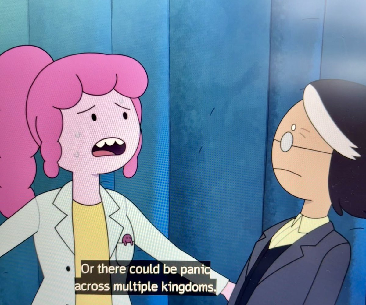 fionna and cake spoilers 

the concept of finn being so loved and cherished by ooo that knowledge of his condition would literally cause mass panic across the planet