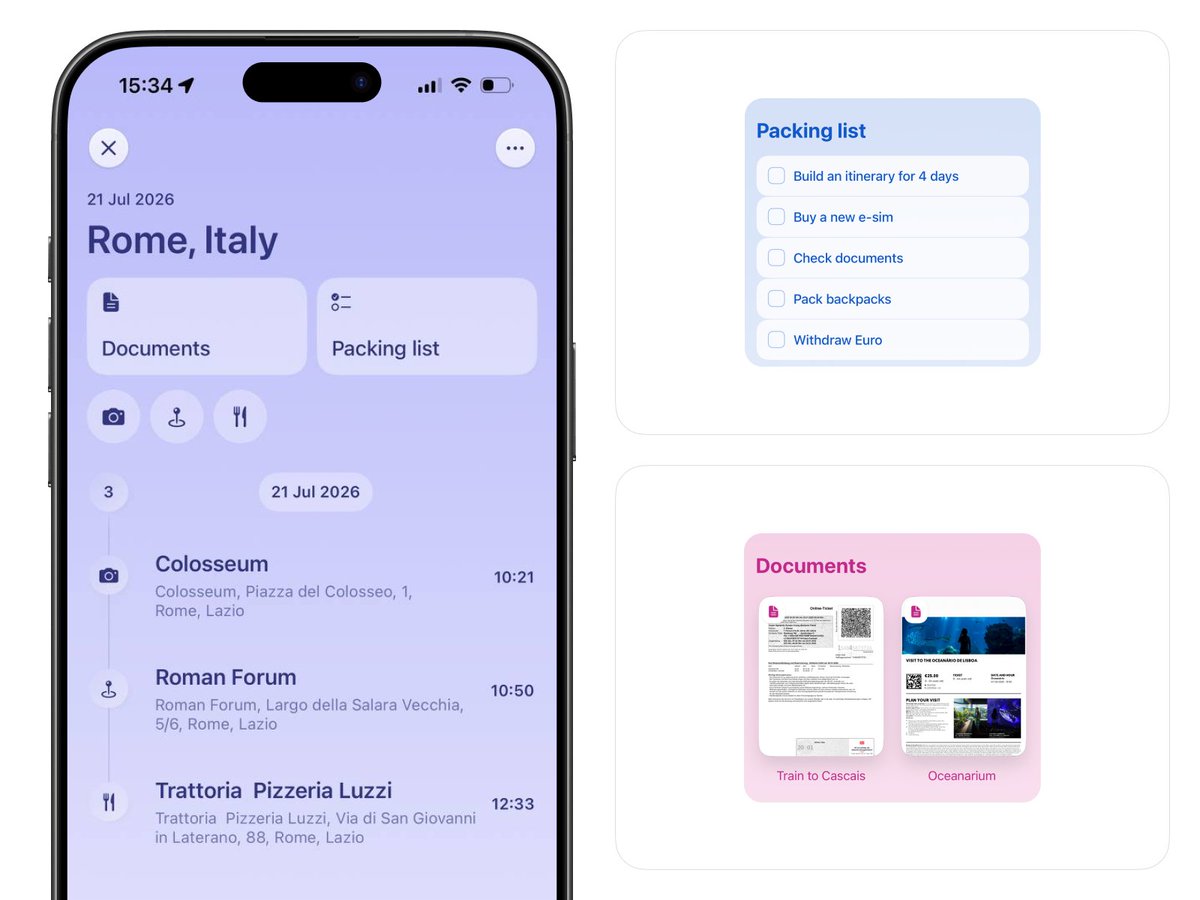 farguk_design's tweet image. I&apos;m building an app to help you plan trips. Stop the mess and save everything in one place. App name - Trip Way
