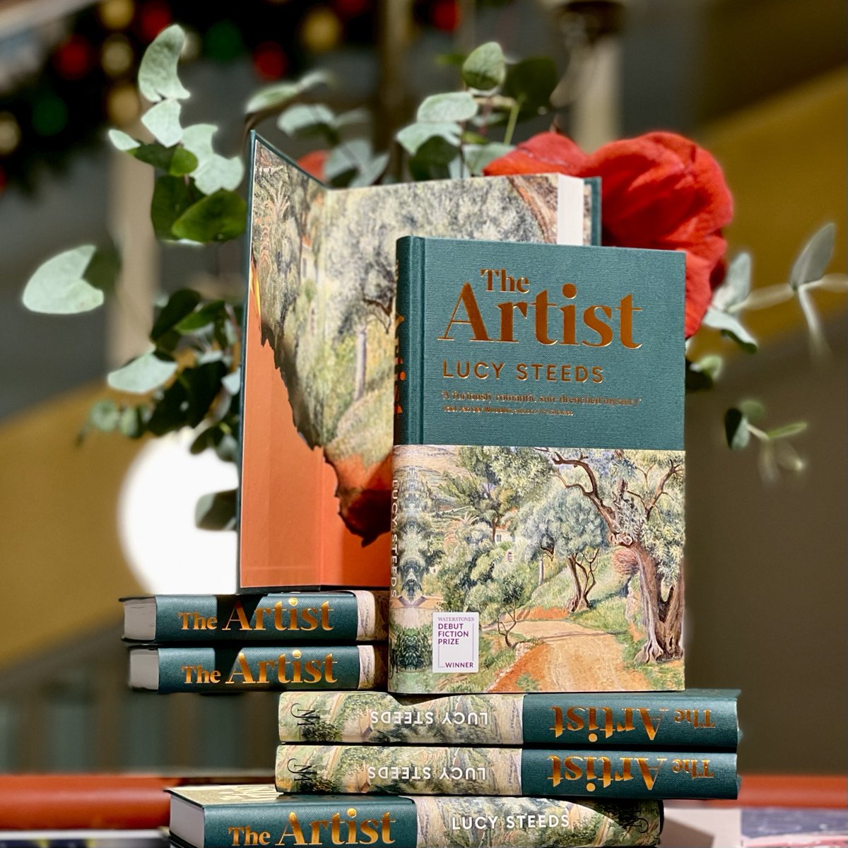 The story of a reclusive painter, his seemingly unworldly niece and the ambitious journalist who enters their world, our 2025 #BookOfTheYear is THE ARTIST, Lucy Steeds’ atmospheric study in art, secrets and the legacy of monstrous egos: waterstones.com/category/cultu… 🎨