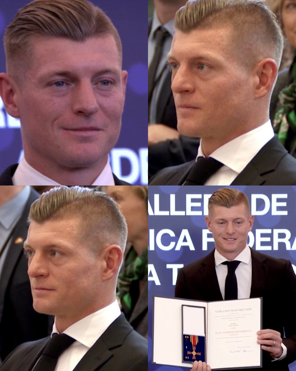 Toni Kroos recibió la Cruz de Caballero de la Orden del Mérito de la República Federal de Alemania. ¿Dónde se realizó el acto? En el mismísimo Santiago Bernabéu, el lugar que fue su casa durante 10 años. Una condecoración para Don Antonio por su gloriosa trayectoria deportiva,
