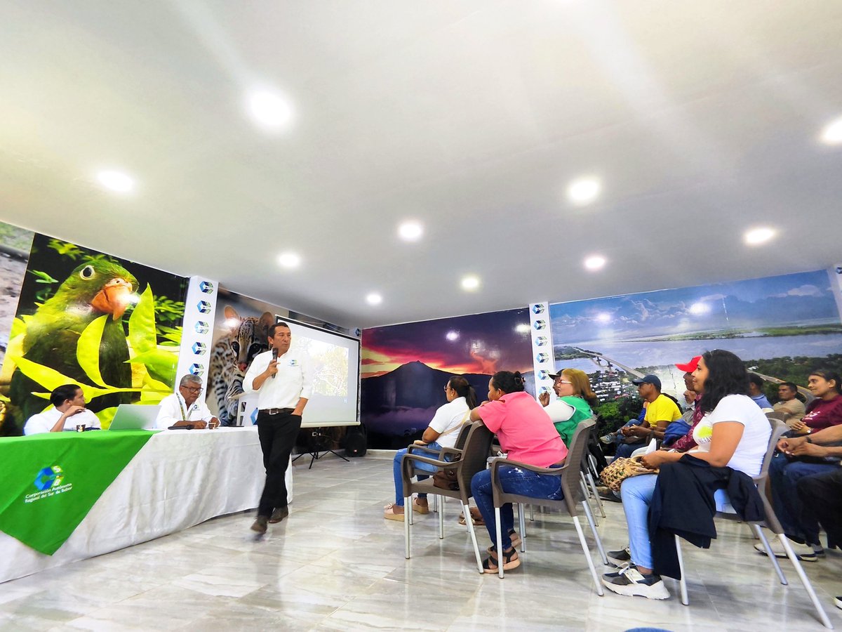 corpocsb's tweet image. ✅ #CumpliendoLaSentencia T-163 de 2024, la CSB realizó con éxito el Seminario de Gestión Ambiental 2025.

🌱 Capacitamos a comunidades en normatividad, conservación de Cascaloa, gestión hídrica, residuos, fauna y negocios verdes.

#EducaciónAmbental #CSB