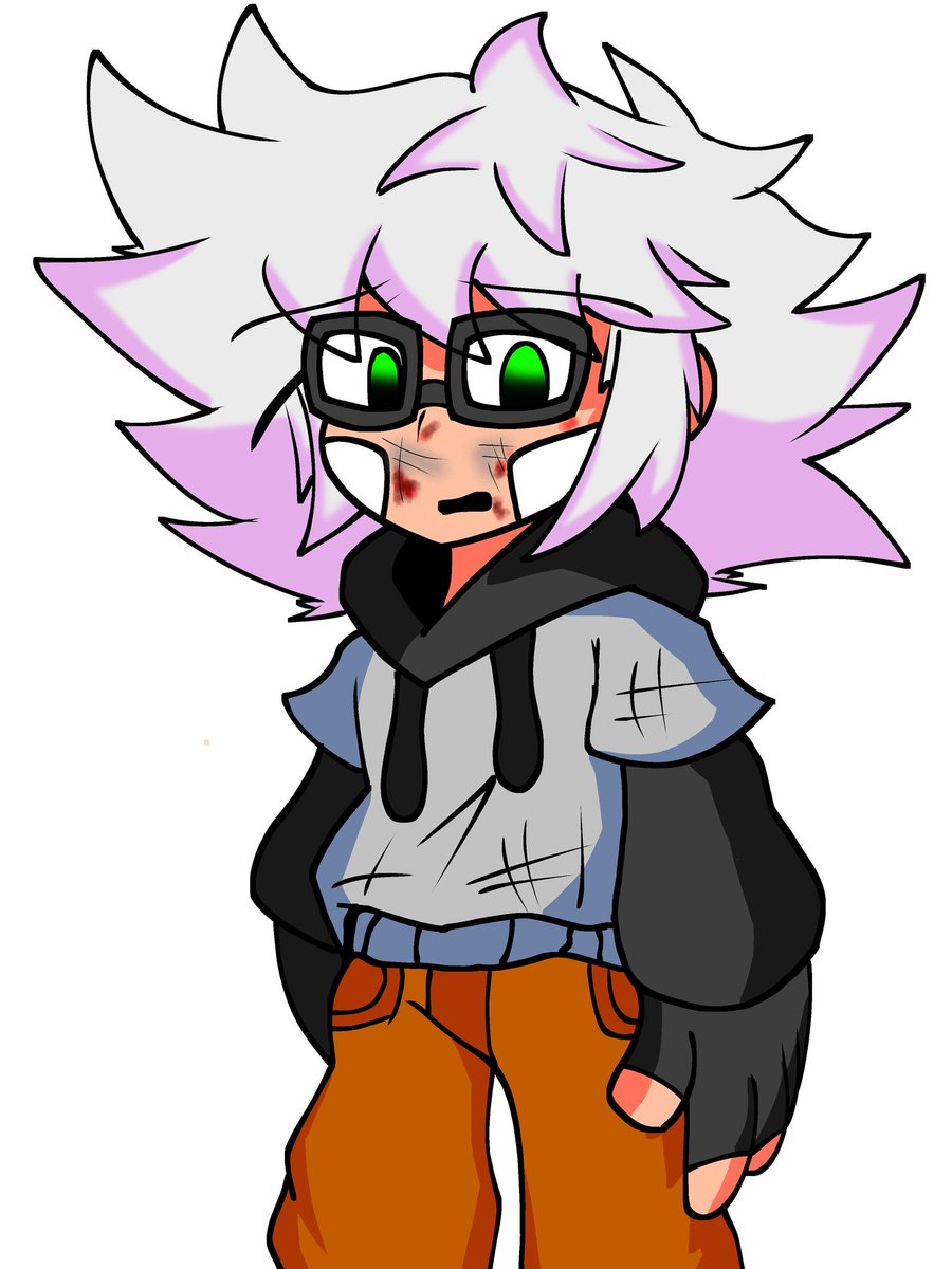 Charlie un oc nuevo atrapado en un pulgatorio 
#oc #drawing #draw #digitaldawing #dibujo #dibujodigital