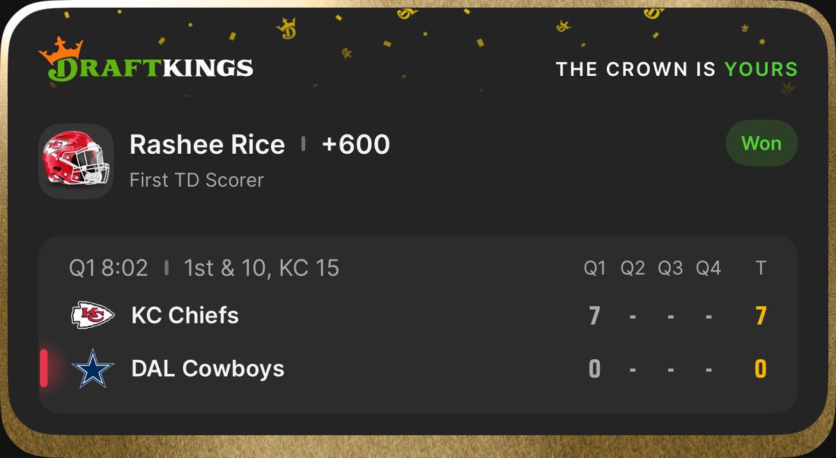 MattyChucks's tweet image. Rashee Rice First TD +600 ✅

That’s how Thanksgiving is done 🎁