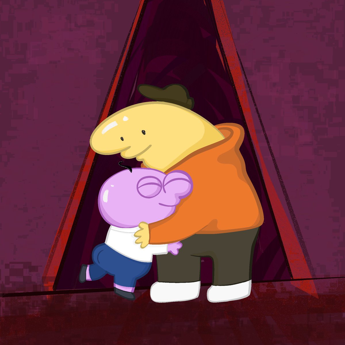 ivnart's tweet image. #smilingfriends #charpim #pim #adultswim #bbl