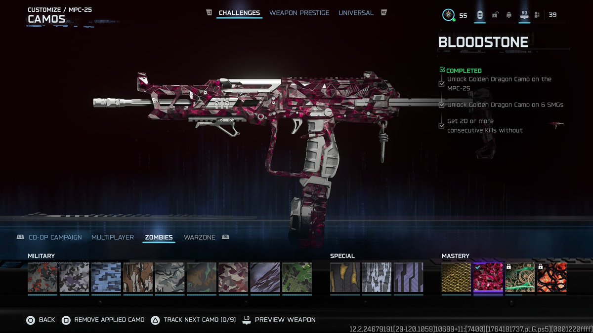 17/30 BloodStone ( SMG’s Done )