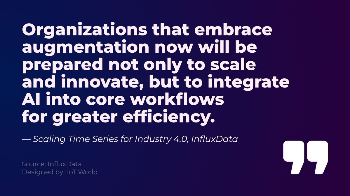 IIoT_World's tweet image. Augmentation isn’t the future — it’s how industrial leaders are winning today.

Stop by Booth 151 at AWS re:Invent 2025.
See how to modernize with confidence. buff.ly/SXpGv1Z 

#sponsored #influxdata_iiot #InfluxDB @InfluxDB
