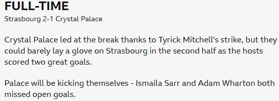 This after their fans have embarrassed themselves. Marvellous.