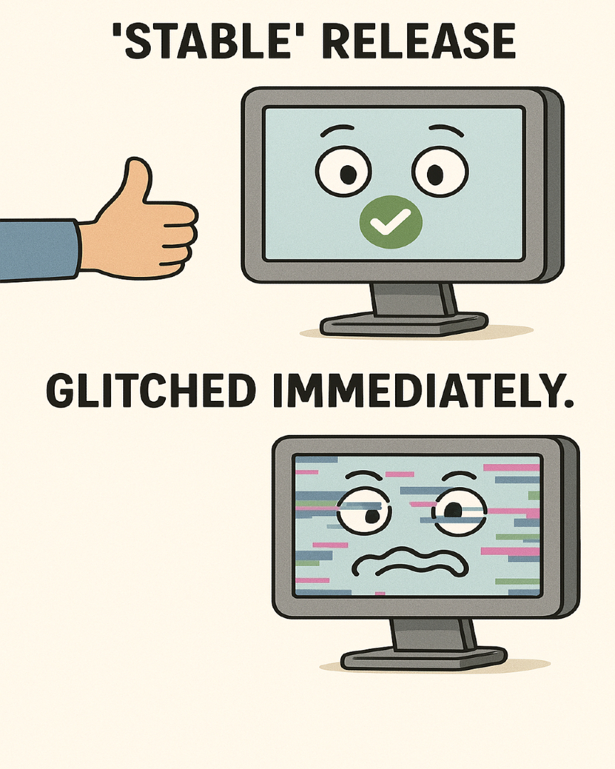 OnTheCouchStudi's tweet image. We make memes because we’ve lived it and it&apos;s funny. Checkout OnTheCouchStudio.com for great assets
#TechHumor #CodingMemes #DevLife #BlenderMemes #UnityDev #3DArtistHumor #SoloDevLife #AppDevHumor #DigitalCreatorLife #DeveloperHumor #OnTheCouchStudio