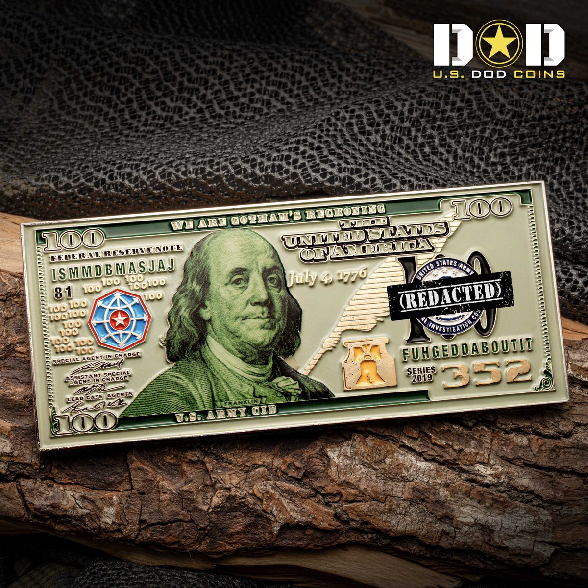 USDODCOINS's tweet photo. CID agents turned the hundred-dollar bill into a weapon-grade collectible. One mission. One coin. No limits.

#USDODCoins #ChallengeCoin #MilitaryCoins #ArmyCID #TacticalGear #GothamReckoning #CustomChallengeCoin #MissionComplete #ClassifiedOps #CoinCollectors #USDOD https://t.co/6YLhG6cJql
