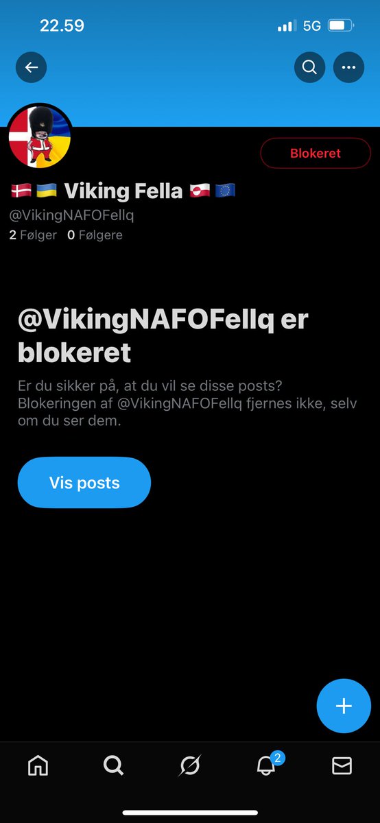 This dweep is impersonating <a href="/VikingNAFOFella/">🇩🇰🇺🇦 Viking Fella 🇬🇱🇪🇺</a> notice the impersonator uses a q instead of an a at the end!!
Report for impersonation then block! 💪
#NAFO #NAFOFellas