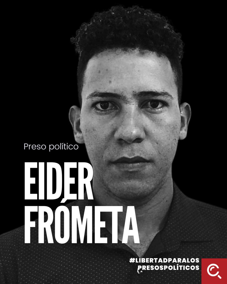 CubalexDDHH's tweet image. ‼️🚨 #AlertaCubalex | El preso político Eider Frómeta Allen no recibe atención médica en la prisión de #Boniato, #SantiagoDeCuba.

Según información recibida por #Cubalex, el estado de salud de Eider Frómeta Allen es preocupante. Durante la visita del 26 de noviembre, su familia…