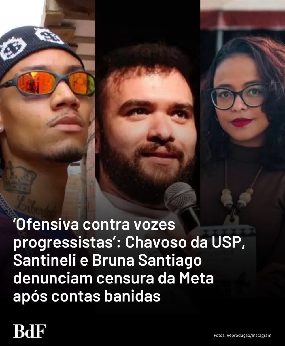 leituraspretas's tweet image. Saiu uma matéria no Brasil de Fato sobre redes sociais e censura. Falei da derrubada do meu perfil Leituraspretas no Instagram e a mobilização das trabalhadoras sexuais em relação a censura que passamos nas redes sociais 😶‍🌫️