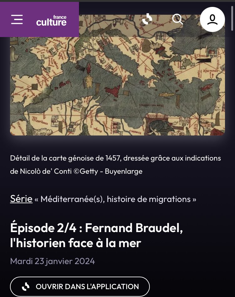 SorbonneAntique's tweet photo. Si vous avez manqué ce voyage en Méditerranée, on recommande un épisode du Cours de l’Histoire de @XavierMauduit, rencontré ce soir autour des “conférences de la captivité” de Braudel, en compagnie de Maurice Aymard qu’il avait reçu dans l’émission : 

https://t.co/sDVoDZzf3J https://t.co/eIUXIqH2zh